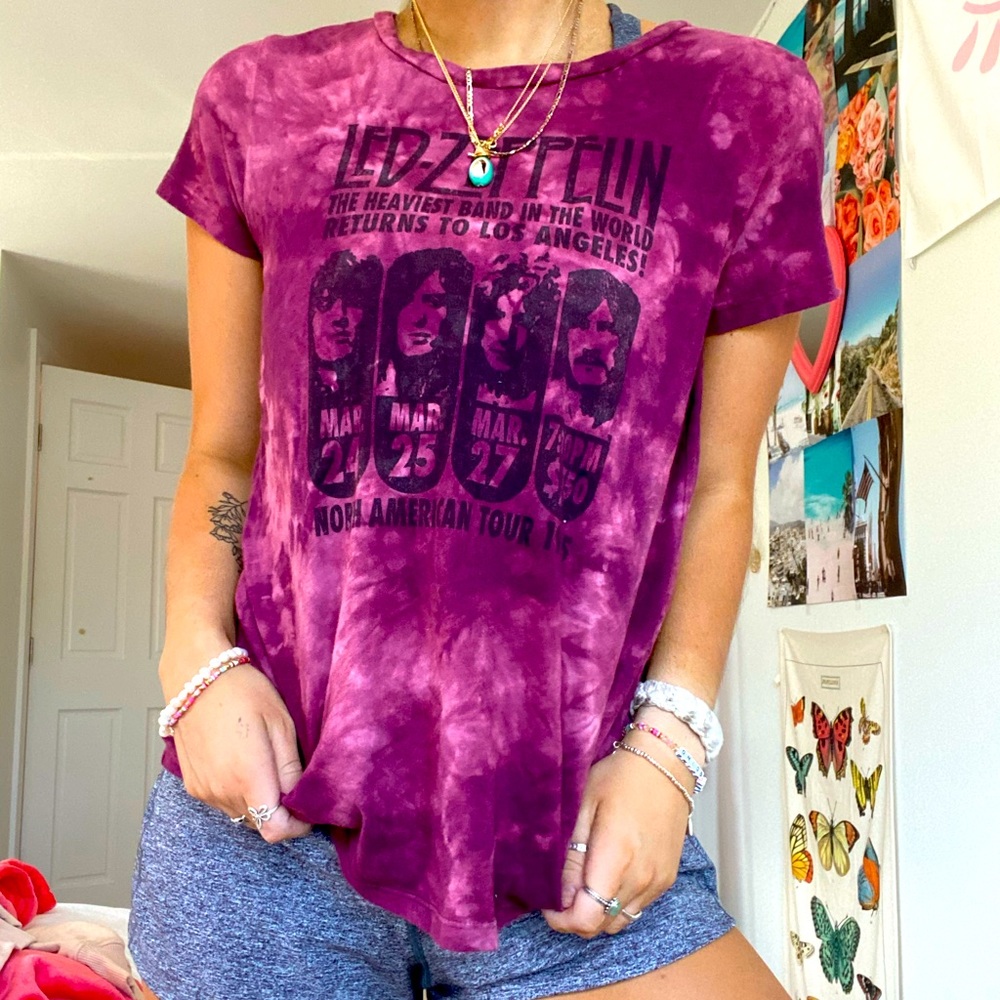 💜LED ZEPPELIN SHIRTT TIE DYE💜